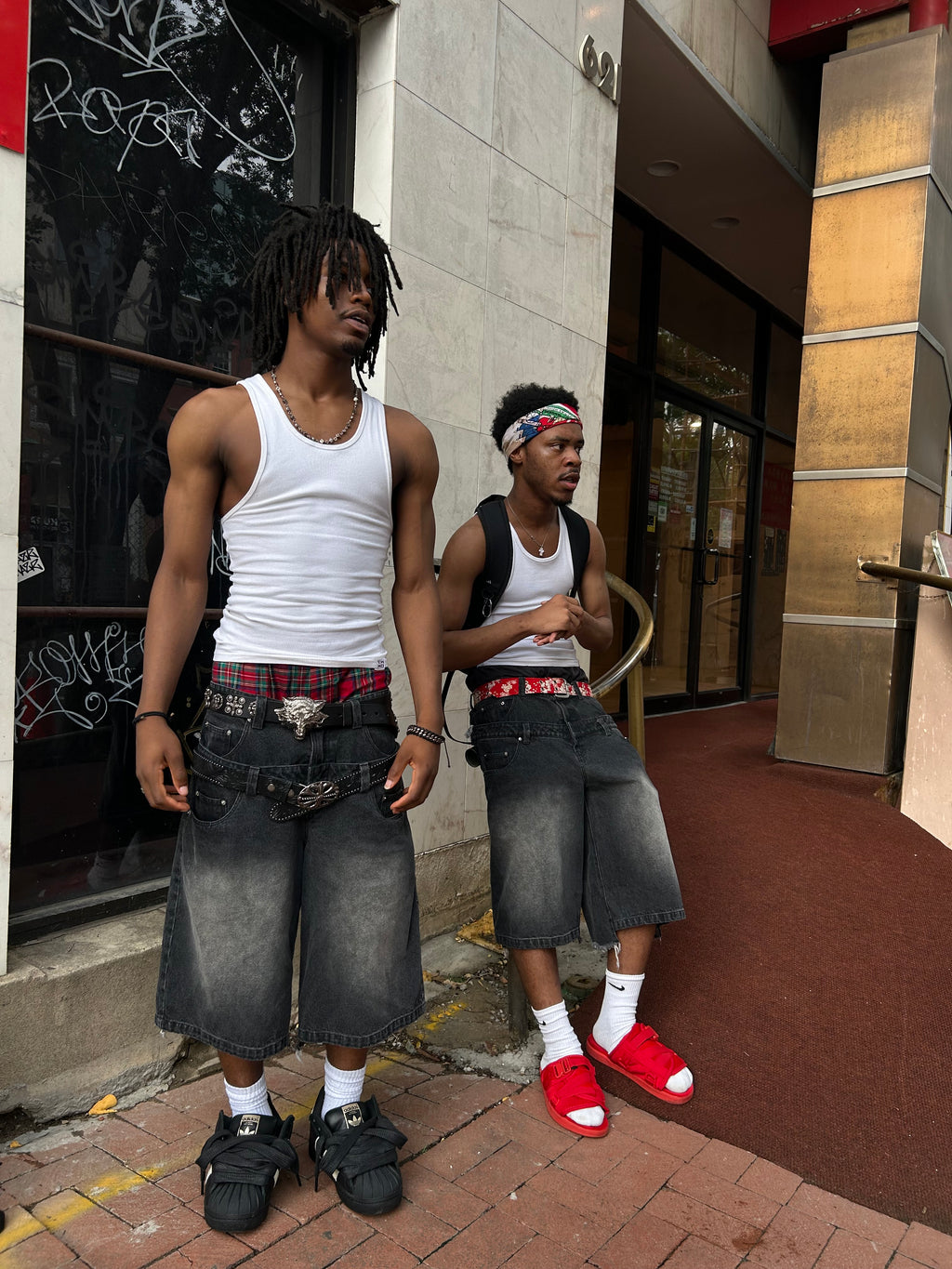 Xperiment 1 denim shorts